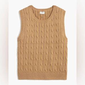 J. Crew Cable-knit sweater-vest